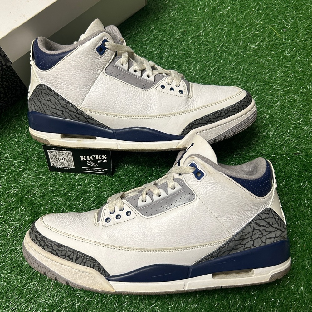 Nike Air Jordan 3 Retro Midnight Navy Blue Size 11.5 OG All (CT8532-140)